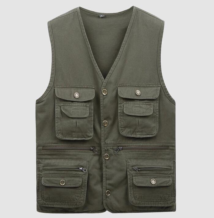 全棉多口袋馬甲3