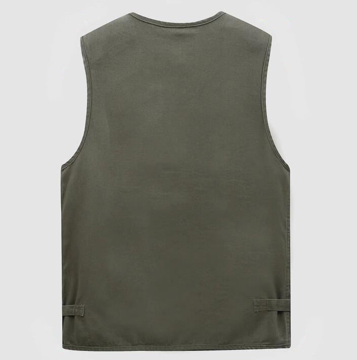 全棉多口袋馬甲5