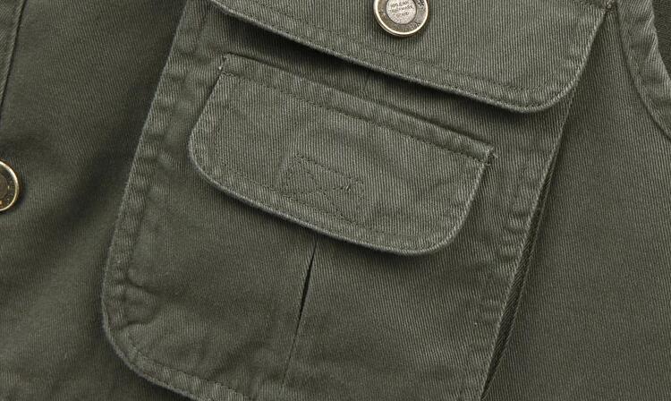 全棉多口袋馬甲7