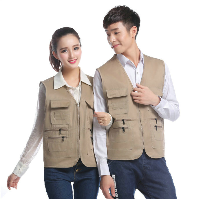 多口袋工作馬甲