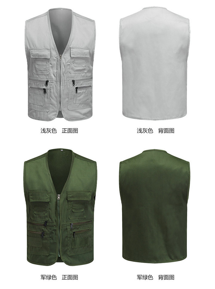 多口袋工作馬甲4