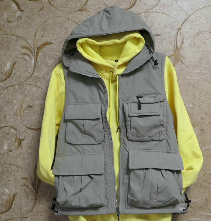 連帽抓絨馬甲10